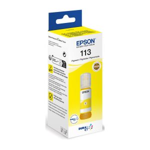 Epson EcoTank 113 - 70 ml - amarelo - original - recarga de tinta - para EcoTank ET-16150, 16650, 5150, 5170, 5800, 5850, 5880, EcoTank Pro ET-16680, 5150, 5170