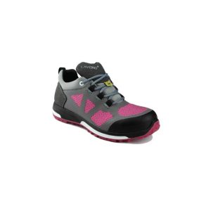 Sapatos Segurança Tam 38 Baixo S3 HRO SRC Leia Cinza/Rosa