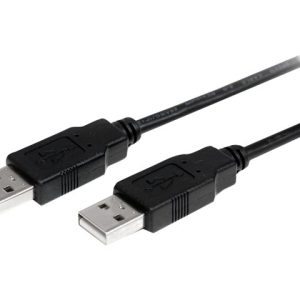 StarTech.com 2m USB 2.0 A to A Cable - M/M - 2m USB 2.0 aa Cable - USB a male to a male Cable (USB2AA2M) - Cabo USB - USB (M) para USB (M) - USB 2.0 - 2 m - preto - para P/N: SV231HDMIUA