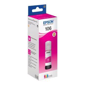 Epson 106 - 70 ml - magenta - original - tanque de tinta - para EcoTank ET-7700, ET-7750, L7160, L7180, Expression Premium ET-7700, ET-7750