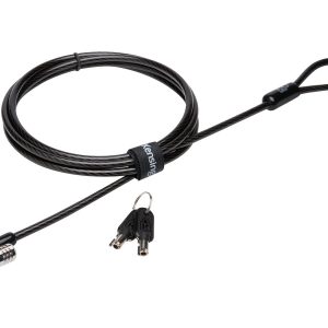 Kensington MicroSaver 2.0 Keyed Laptop Lock - Master Keyed - Cabo de segurança - prata - 1.83 m