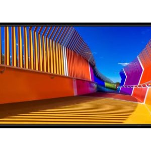 Sharp - 55" Classe Diagonal (54.6" visível) - PN-E Series ecrã LCD com luz de fundo LED - sinalização digital - com leitor multimédia SoC incorporado - 4K UHD (2160p) 3840 x 2160 - frente do bezel preto, gabinete preto traseiro