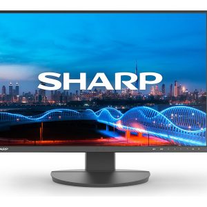Sharp MultiSync EA241W - EA Series - monitor LED - 24" - 1920 x 1200 @ 60 Hz - IPS - 300 cd/m² - 1000:1 - 5 ms - HDMI, DVI-D, VGA, DisplayPort - altifalantes - preto