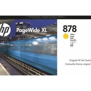 HP 878 - 1 L - amarelo - original - PageWide XL - tinteiro - para PageWide XL 8200