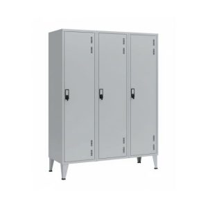 Cacifos Metálicos P/Indústria 3 Cacifos 1350x500x1900mm Cinz