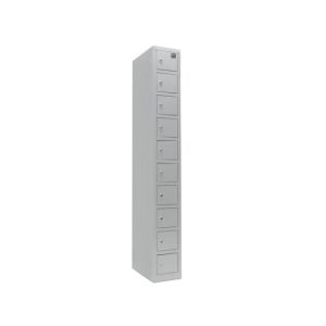 Cacifos Metálicos 10 Cacifos 217x420x1650mm Cinza
