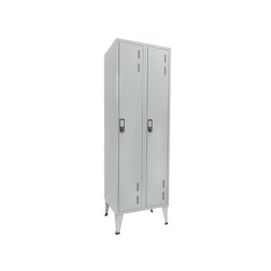 Cacifos Metálicos Duplo 2 Cacifos 600x500x1700mm Cinza