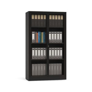 Armario Portas Correr Vidro 3 Prateleiras 1200x420x1540