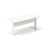 Secretária com Avental Medusa 1600x800x750 Branco