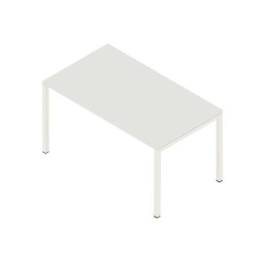 Secretária Metal Minima 1200x600x750 Branco