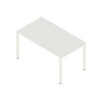 Secretária Metal Minima 1400x800x750 Branco