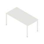 Secretária Metal Minima 1600x800x750 Branco