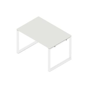 Secretária Metal Plano O 1200x800x750 Branco