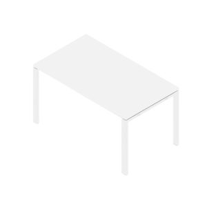 Secretária Metal Plano N 1400x800x750 Branco