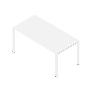 Secretária Metal Plano N 1600x800x750 Branco