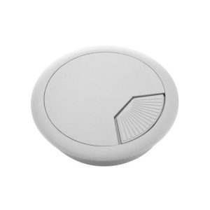 Passa Fios Ø80mm Plástico Cinza