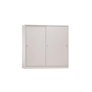 Armario Portas Correr 1 Prateleira 800x420x800 Cinza