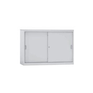 Armario Portas Correr 1 Prateleira 1200x420x800 Cinza