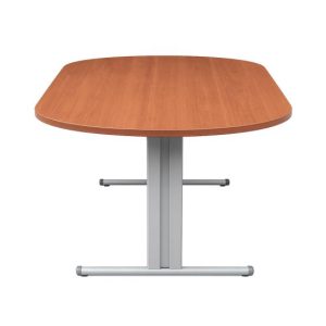Mesa Reuniões Oval Linha Medusa 2400x1200x750