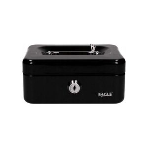 Cofre com Chave 153x70x120mm Eagle Preto