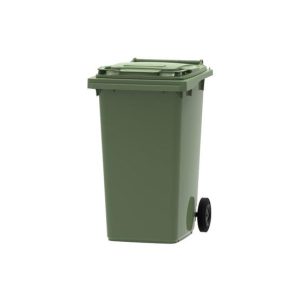 Contentor 240L Polietileno 2 Rodas c/Tampa Verde