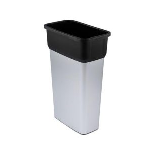 Contentor 70L Cinza/Preto Neo Ecosort sem Tampa