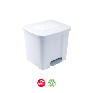 Contentor 35L Branco com Pedal