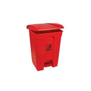 Contentor 45L Plástico Vermelho com Pedal