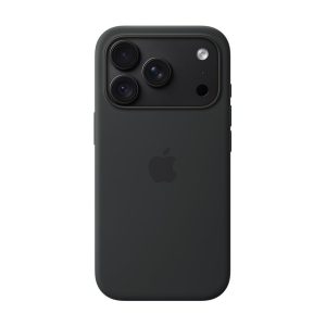Apple - Cobertura protectora para telemóvel - compatibilidade MagSafe - silicone - preto - para iPhone 18 Pro