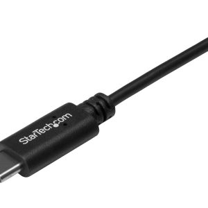 StarTech USB C to USB Cable - 6 ft / 2m - USB A to C - USB 2.0 Cable - USB Adapter Cable - USB Type C - USB-C Cable (USB2AC2M) - Cabo USB - USB-C (M) para USB (M) - USB 2.0 - 2 m - preto - para P/N: HB30C1A1CPD, HB30C3A1CFBW, HB30C3AGEPD, HB30C3APDW,