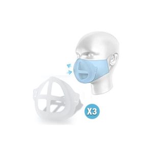 Suporte Máscara Respirador Silicone 3un
