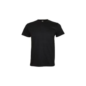 T-Shirt Adulto Algodão 190g Preto Tamanho M