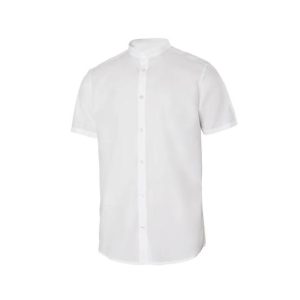 Camisa Manga Curta Stretch Homem Tamanho L Branco