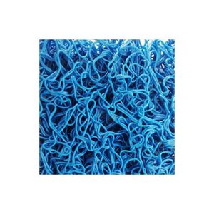 Tapete Malha PVC s/Fundo 14mm Azul Metro Linear