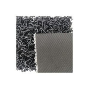 Tapete Malha PVC c/Fundo 14mm Preto Metro Linear