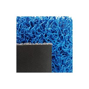 Tapete Malha PVC c/Fundo 14mm Azul Metro Linear