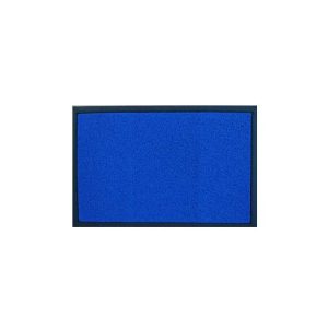 Tapete Malha PVC 40x60cm Rebordo Azul Vinil Esparguete