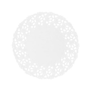 Naperons Papel Redondos 9cm 53g Pack 250un