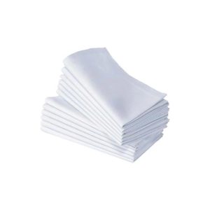 Guardanapos em Tecido 50x50 Branco 1un