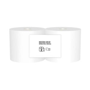 Rolo Pano TNT/AirLaid 130mx23,5cm 55g PAMPILAR Branco 2un