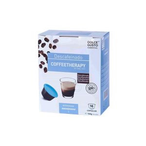 Café Cápsulas p/Dolce Gusto CoffeeTherapy Descafeinado 16un