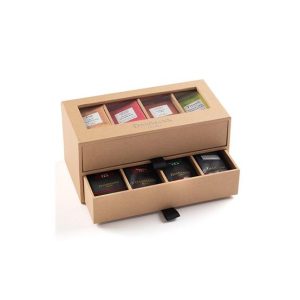 Caixa Coffret Chás 8 Sabores 56 Bolsas 7/7 Kraft