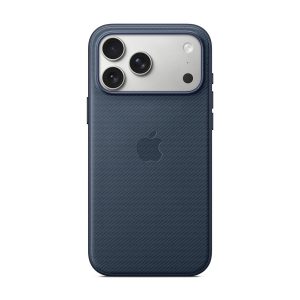 Apple - Cobertura protectora para telemóvel - compatibilidade MagSafe - TechWoven - azul - para iPhone 17 Pro Max