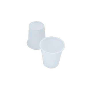 Copos 100ml Plástico 3oz Branco 50un