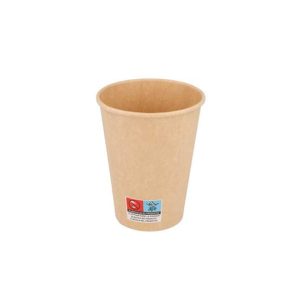 Copos 360ml Cartão Kraft 12oz Bebidas Quentes 50un
