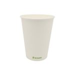 Copos 355ml Papel 12oz Plastic Free Branco 50un