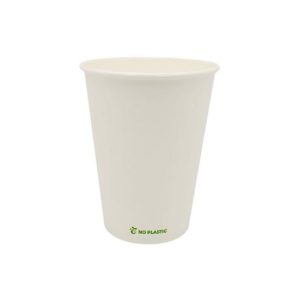 Copos 355ml Papel 12oz Plastic Free Branco 50un