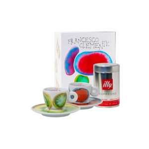 Conj Chav+Pires Esp Illy Art Collect F.Clemente+Lata250g 2un