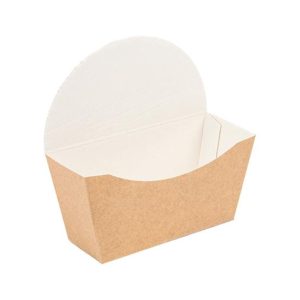 Caixa Bagel Scoop Kraft 120x45x120mm ThePack 100un