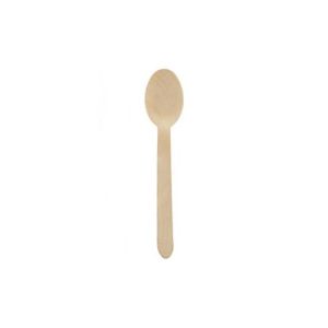 Colheres Sopa Madeira 16cm 100un